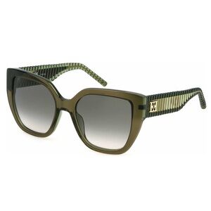 New! Escada SESE44 0914 Stylish Green Sunglasses, Authentic